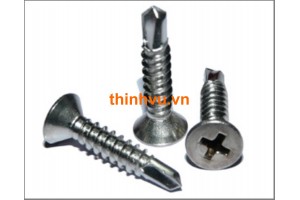 Vít tự khoan đầu bằng INOX SUS 410 - 304